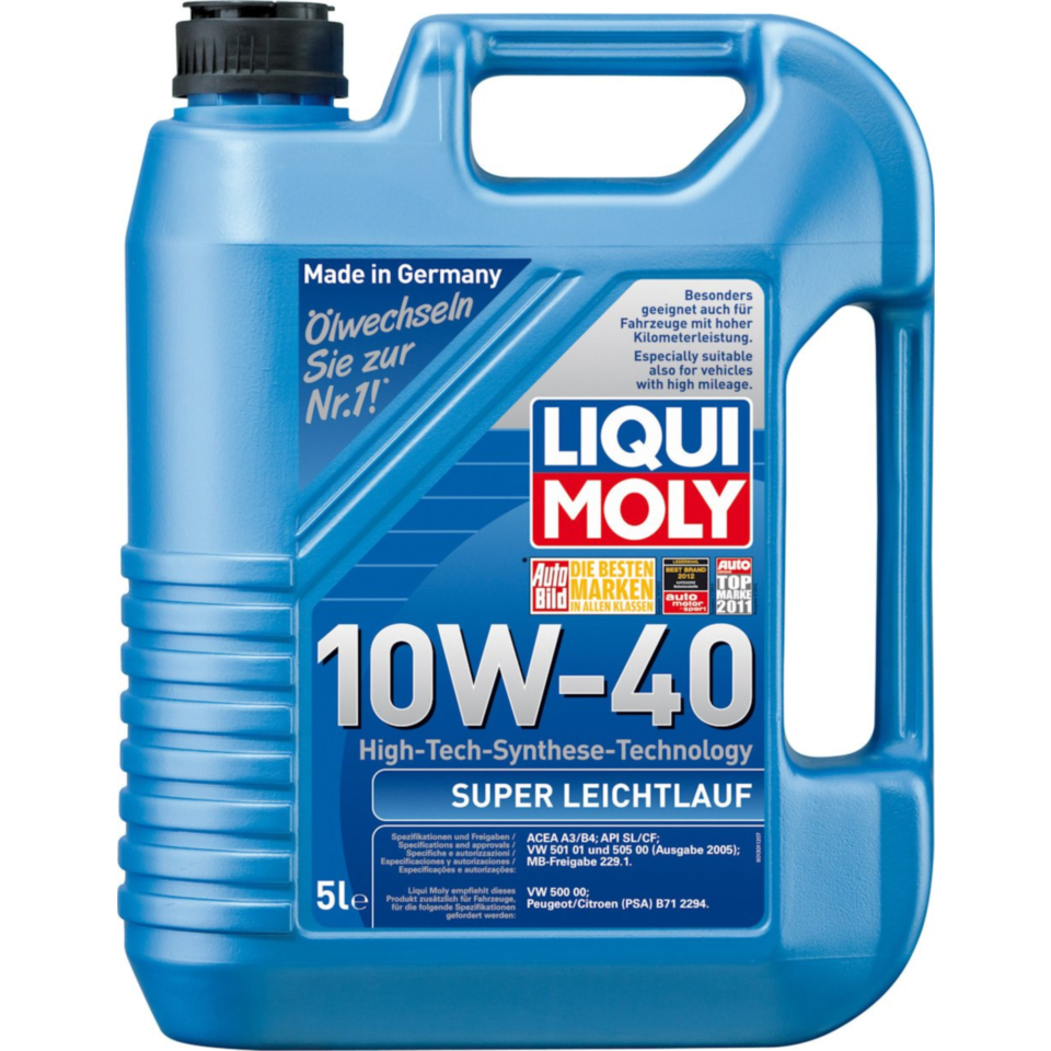 Mühərrik yağı Liqui Moly Super Leichtlauf 10W-40 (1301/1929)