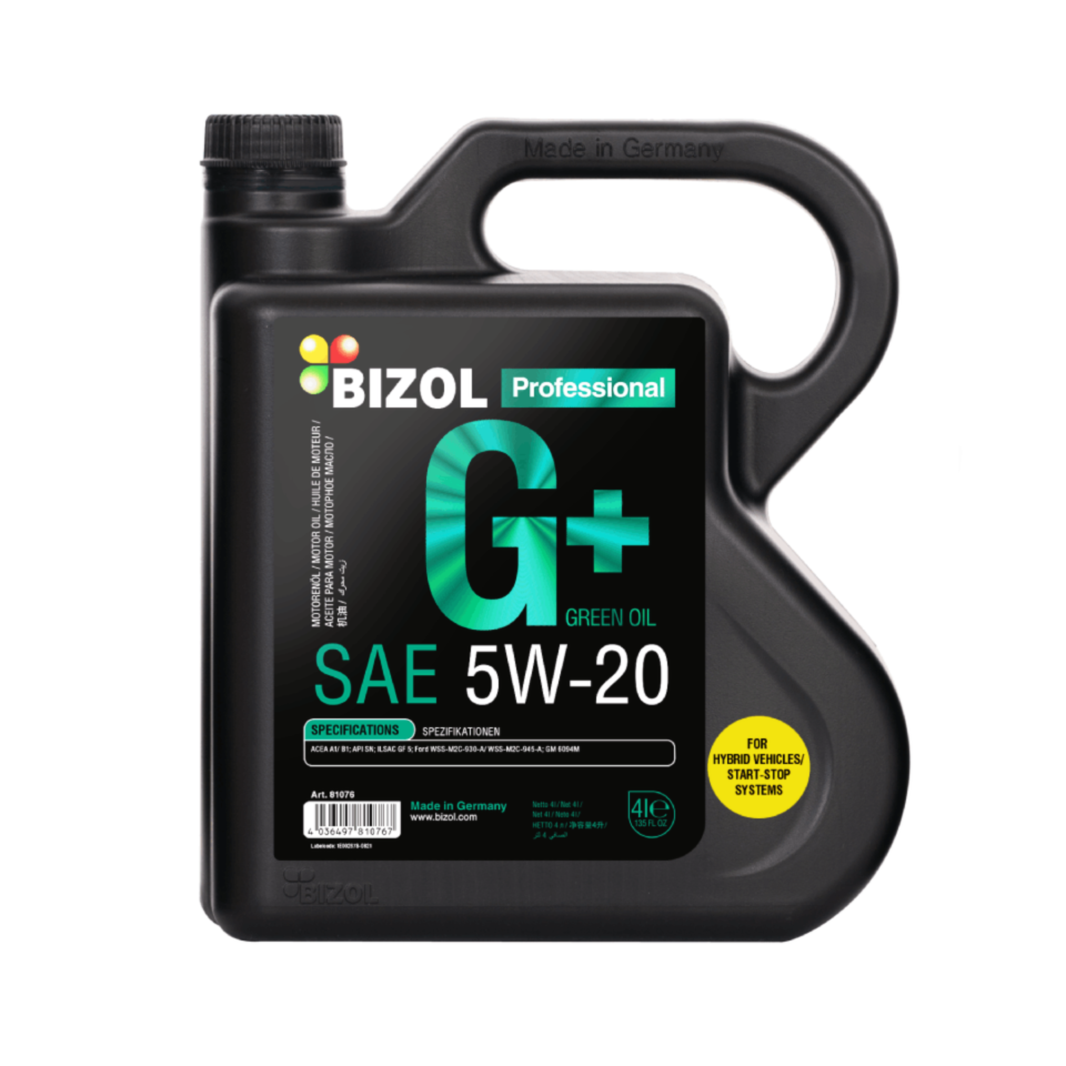 Mühərrik yağı Bizol Green Oil 5W-20 4 lt
